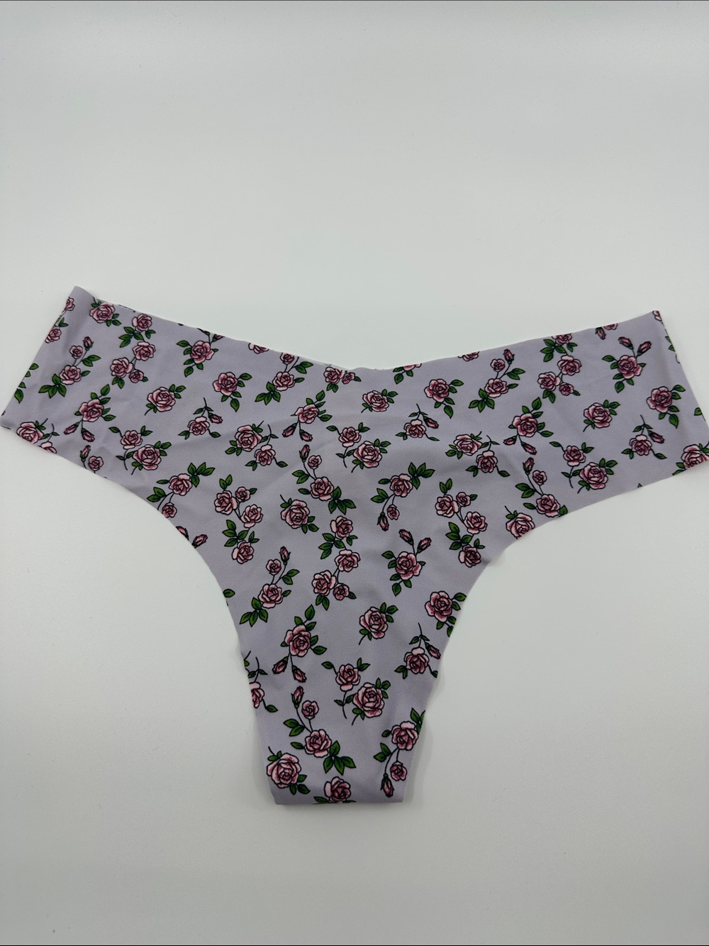 Victoria's Secret Lilac Floral Seamless Thong